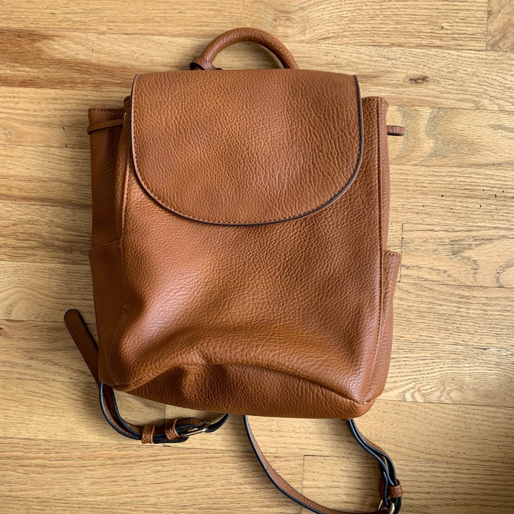 Cognac backpack